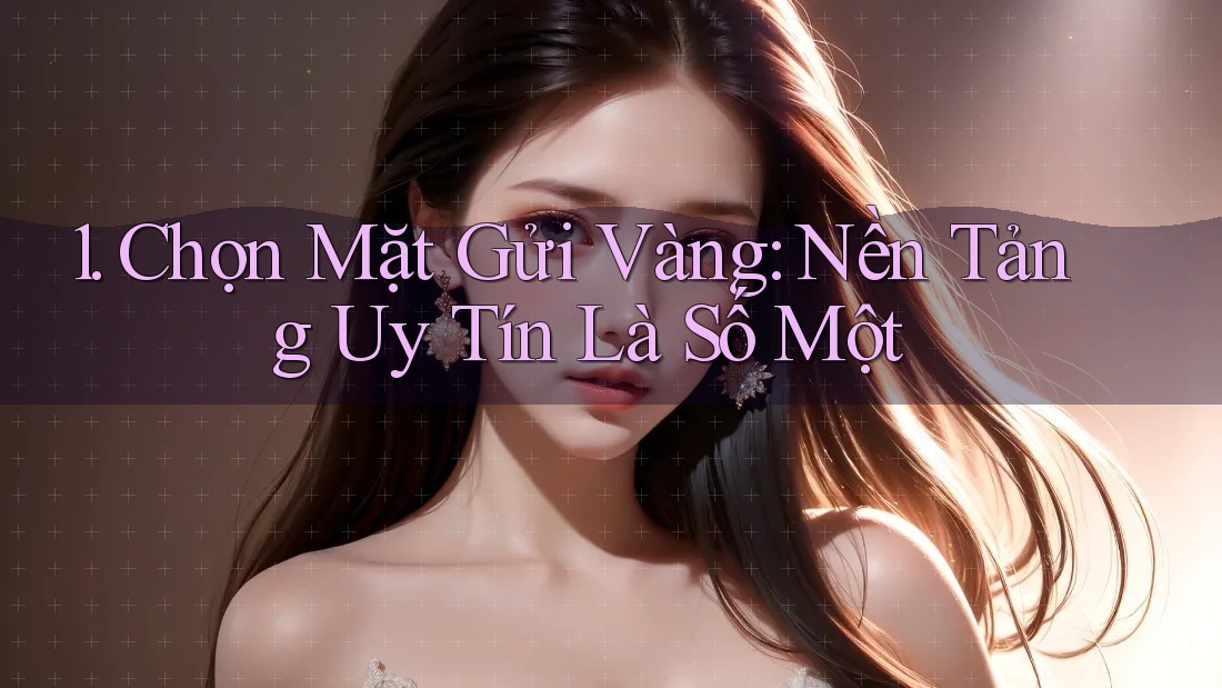 1. Chọn Mặt Gửi Vàng: Nền Tảng Uy Tín Là Số Một 1. Chọn Mặt Gửi Vàng: Nền Tảng Uy Tín Là Số Một