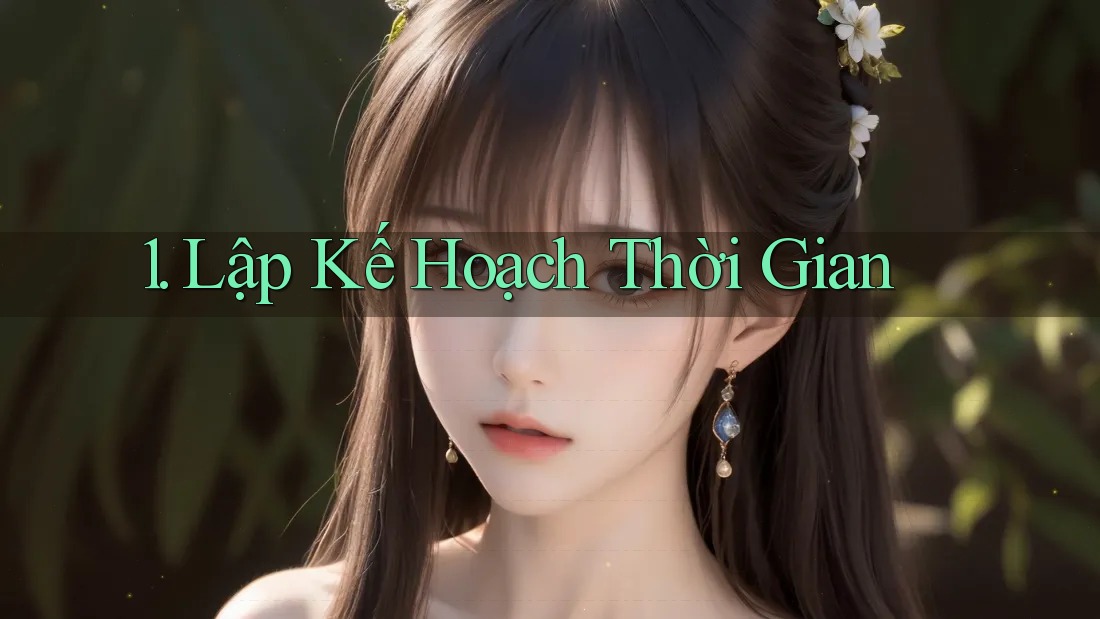 1. Lập Kế Hoạch Thời Gian 1. Lập Kế Hoạch Thời Gian