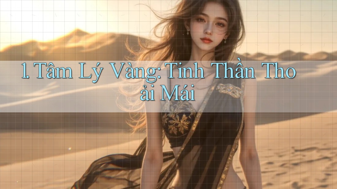 1. Tâm Lý Vàng: Tinh Thần Thoải Mái 1. Tâm Lý Vàng: Tinh Thần Thoải Mái