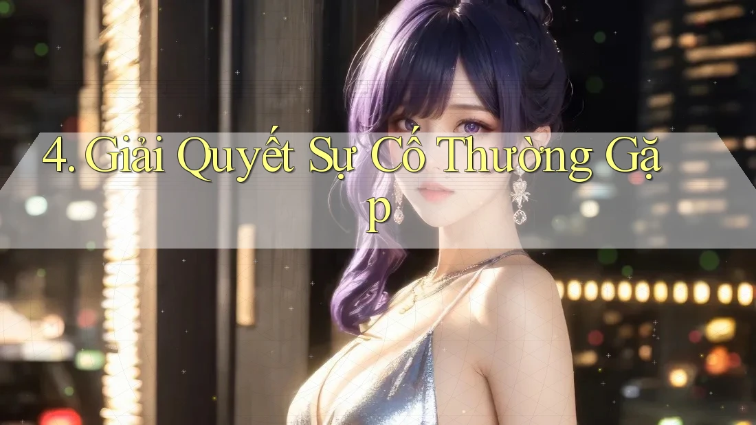 4. Giải Quyết Sự Cố Thường Gặp