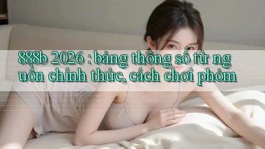 888b 2026 bảng thông số từ nguồn chính thức, cách chơi phỏm