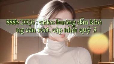 888b 2026 video hướng dẫn không cần root, cập nhật quý 3