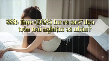 888b thực (2026) hư ra sao dựa trên trải nghiệm cá nhân