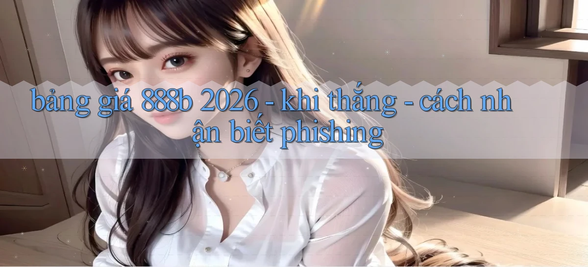 bảng giá 888b 2026   khi thắng   cách nhận biết phishing