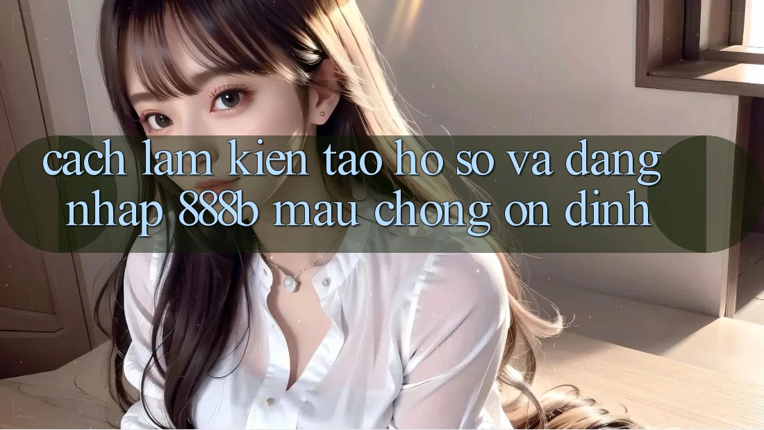 Cách làm kiến tạo hồ sơ và đăng nhập 888b mau chóng, ổn định