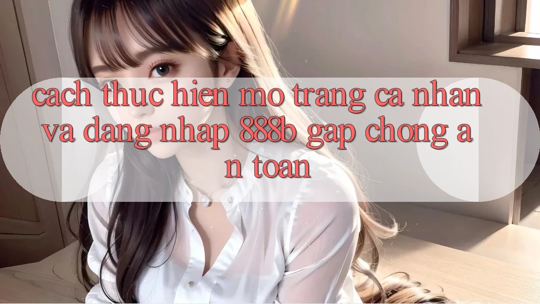 Cách thực hiện mở trang cá nhân và đăng nhập 888b gấp chóng, an toàn Cách thực hiện mở trang cá nhân và đăng nhập 888b gấp chóng, an toàn