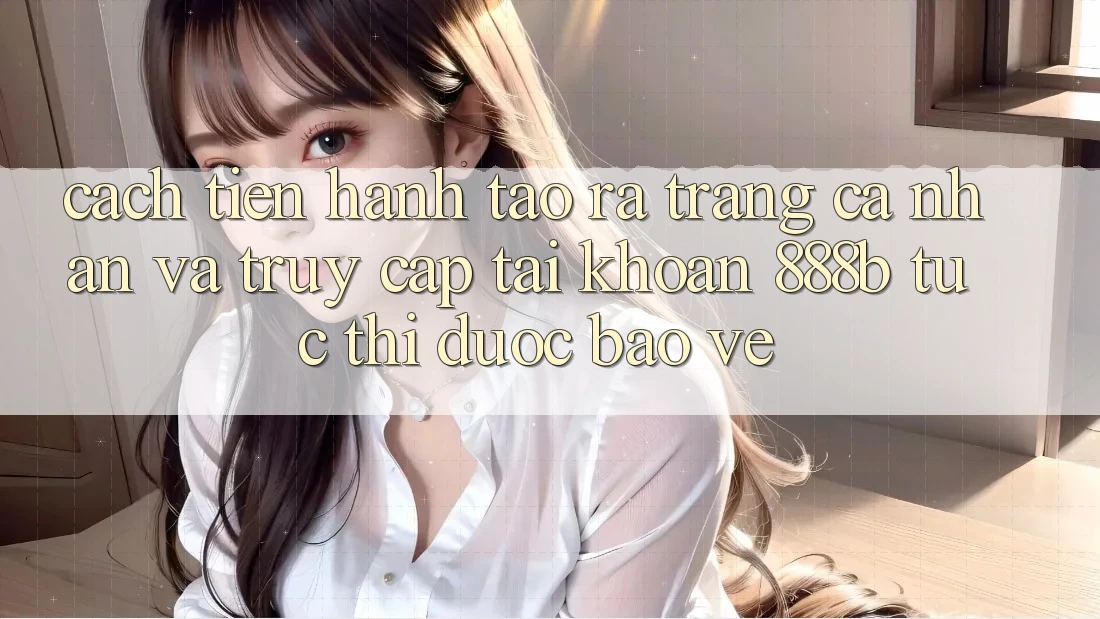 Cách tiến hành tạo ra trang cá nhân và truy cập tài khoản 888b tức thì, được bảo vệ Cách tiến hành tạo ra trang cá nhân và truy cập tài khoản 888b tức thì, được bảo vệ