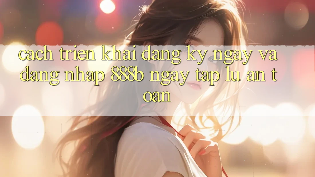 Cách triển khai đăng ký ngay và đăng nhập 888b ngay tắp lự, an toàn Cách triển khai đăng ký ngay và đăng nhập 888b ngay tắp lự, an toàn