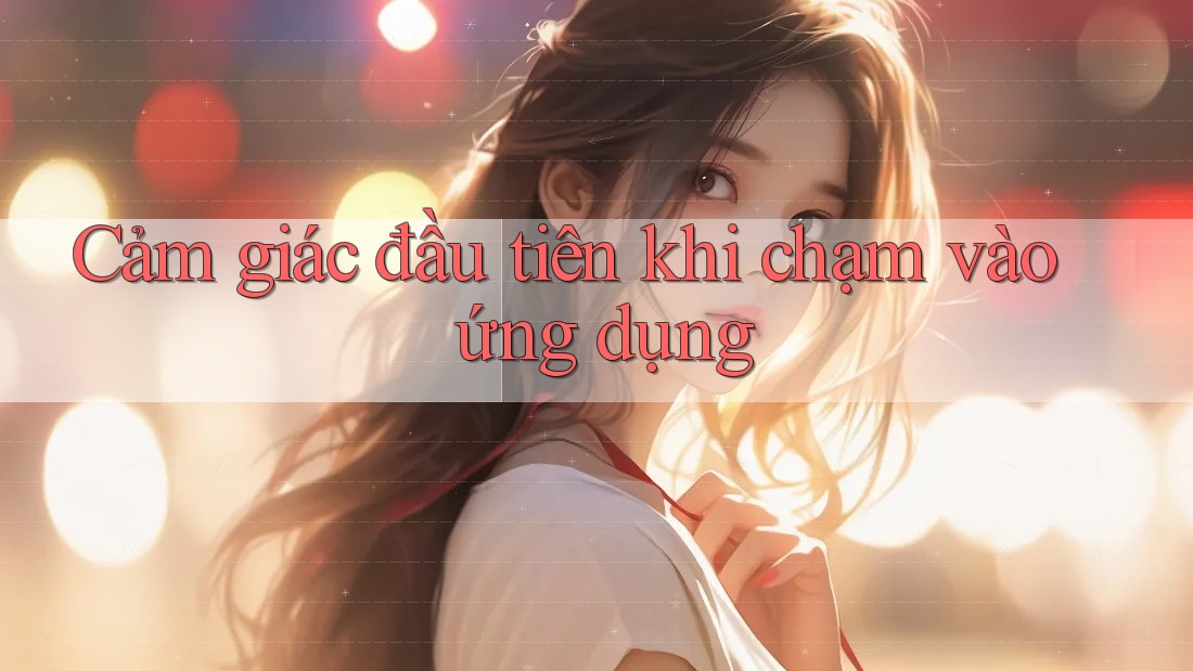 Cảm giác đầu tiên khi chạm vào ứng dụng