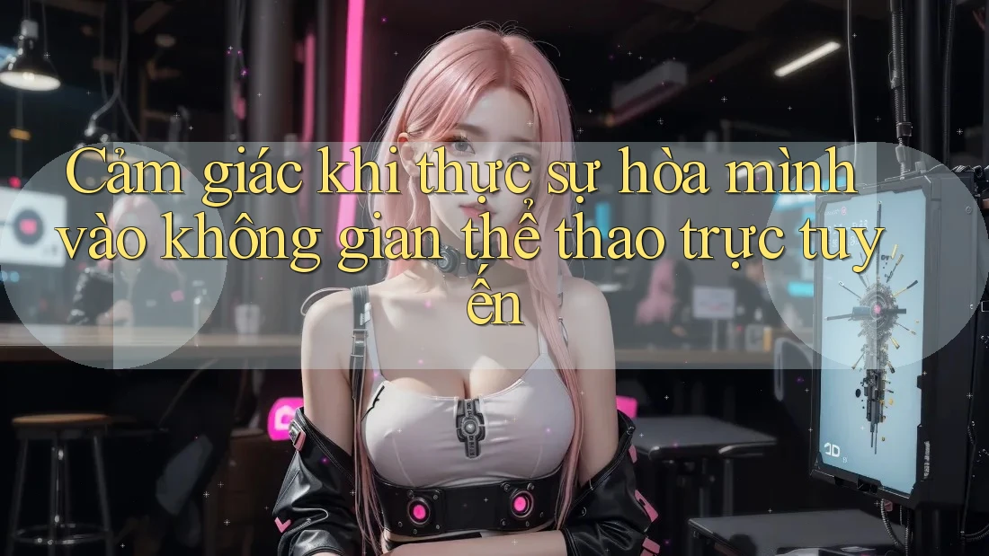 Cảm giác khi thực sự hòa mình vào không gian thể thao trực tuyến Cảm giác khi thực sự hòa mình vào không gian thể thao trực tuyến