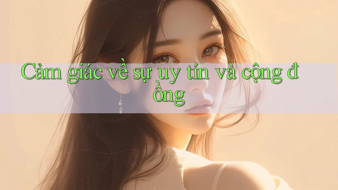 Cảm giác về sự uy tín và cộng đồng Cảm giác về sự uy tín và cộng đồng