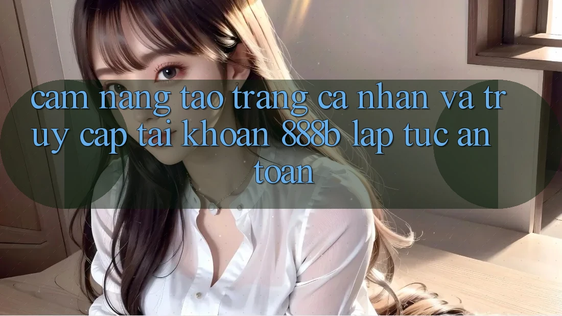 Cẩm nang tạo trang cá nhân và truy cập tài khoản 888b lập tức, an toàn