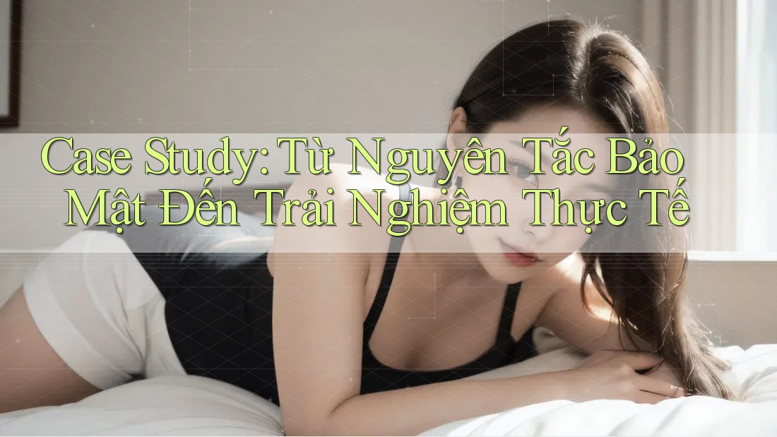 Case Study: Từ Nguyên Tắc Bảo Mật Đến Trải Nghiệm Thực Tế Case Study: Từ Nguyên Tắc Bảo Mật Đến Trải Nghiệm Thực Tế