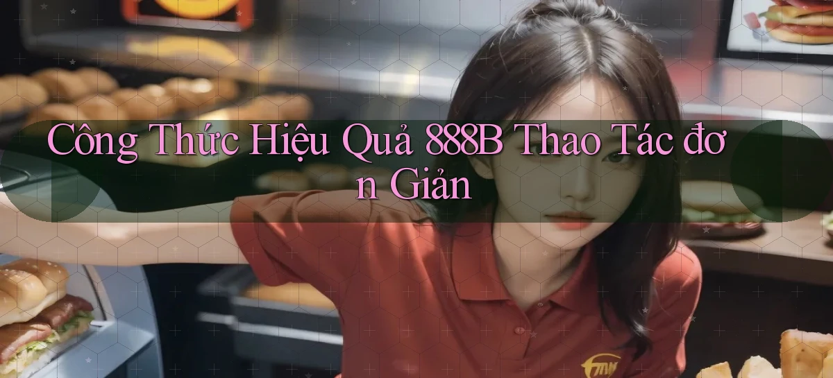 công thức hiệu quả 888b thao tác đơn giản