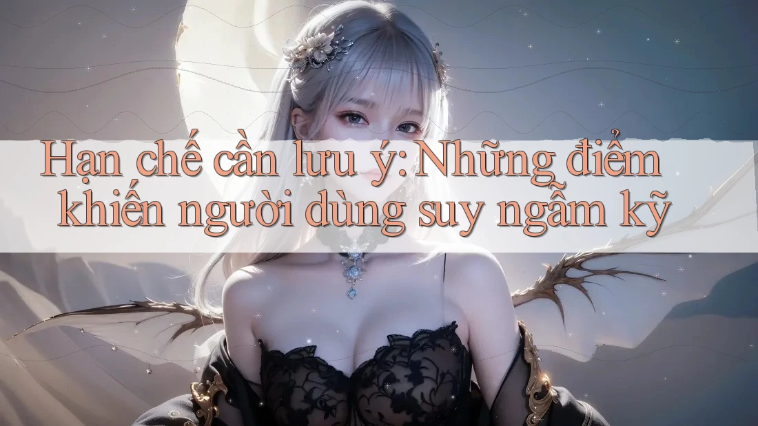 Hạn chế cần lưu ý: Những điểm khiến người dùng suy ngẫm kỹ Hạn chế cần lưu ý: Những điểm khiến người dùng suy ngẫm kỹ