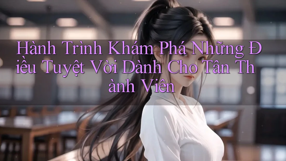 Hành Trình Khám Phá Những Điều Tuyệt Vời Dành Cho Tân Thành Viên Hành Trình Khám Phá Những Điều Tuyệt Vời Dành Cho Tân Thành Viên