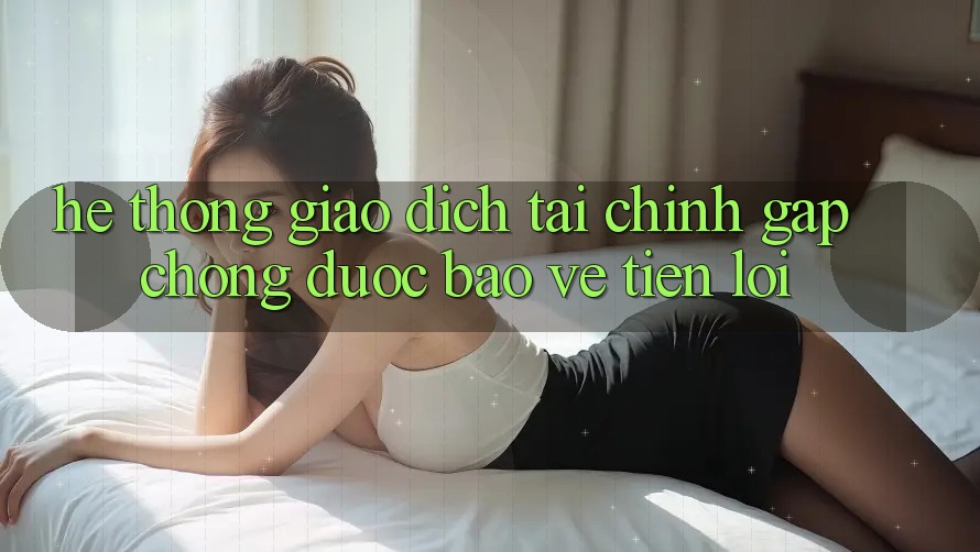 Hệ thống giao dịch tài chính: Gấp chóng - Được bảo vệ - Tiện lợi Hệ thống giao dịch tài chính: Gấp chóng - Được bảo vệ - Tiện lợi