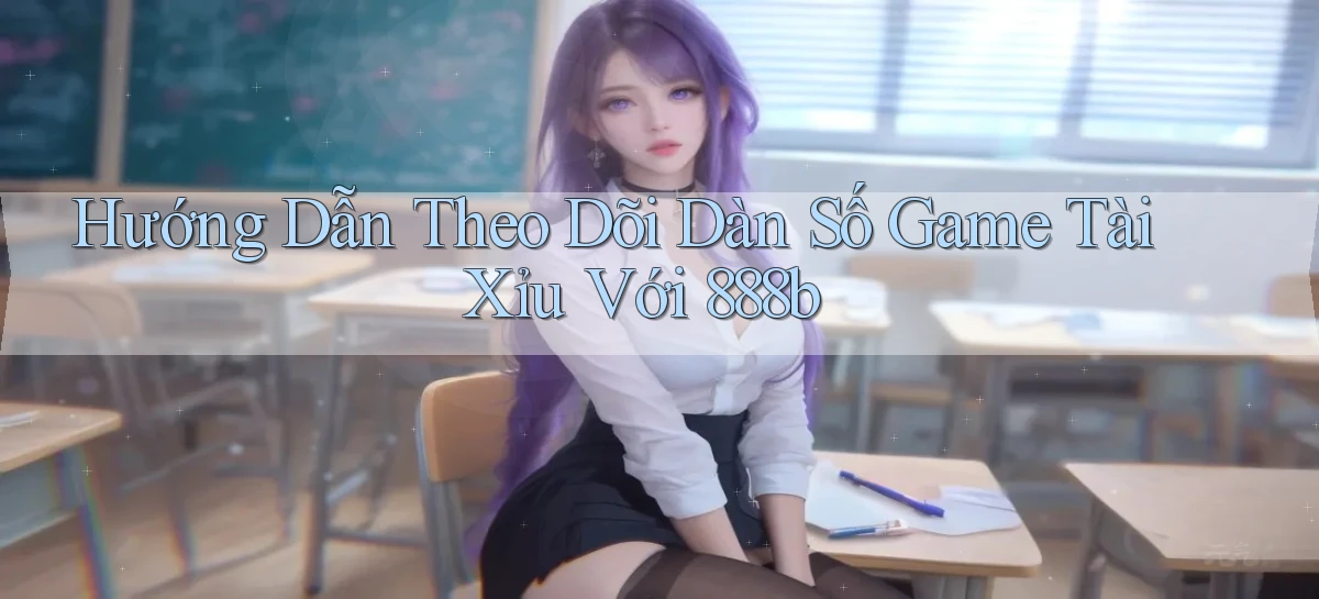 hướng dẫn theo dõi dàn số game tài xỉu với 888b
