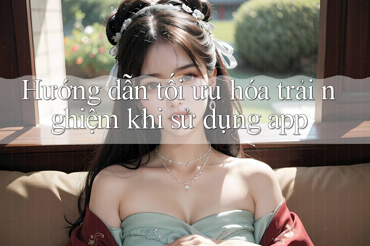 Hướng dẫn tối ưu hóa trải nghiệm khi sử dụng app Hướng dẫn tối ưu hóa trải nghiệm khi sử dụng app
