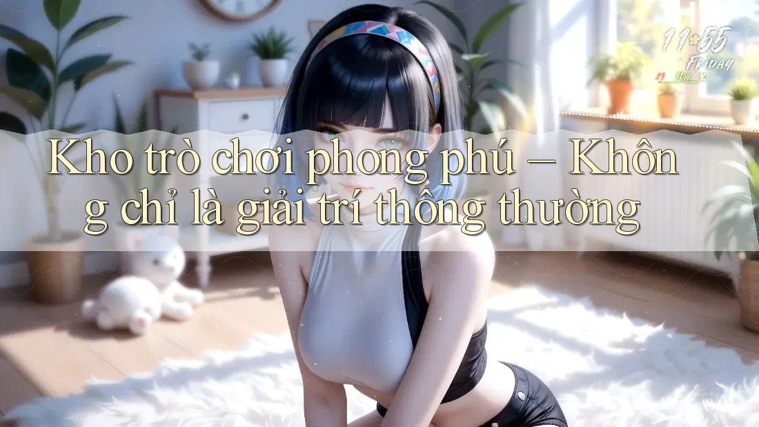 Kho trò chơi phong phú – Không chỉ là giải trí thông thường Kho trò chơi phong phú – Không chỉ là giải trí thông thường
