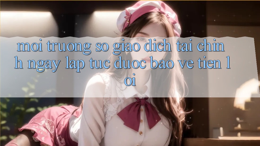Môi trường số giao dịch tài chính: Ngay lập tức - Được bảo vệ - Tiện lợi Môi trường số giao dịch tài chính: Ngay lập tức - Được bảo vệ - Tiện lợi