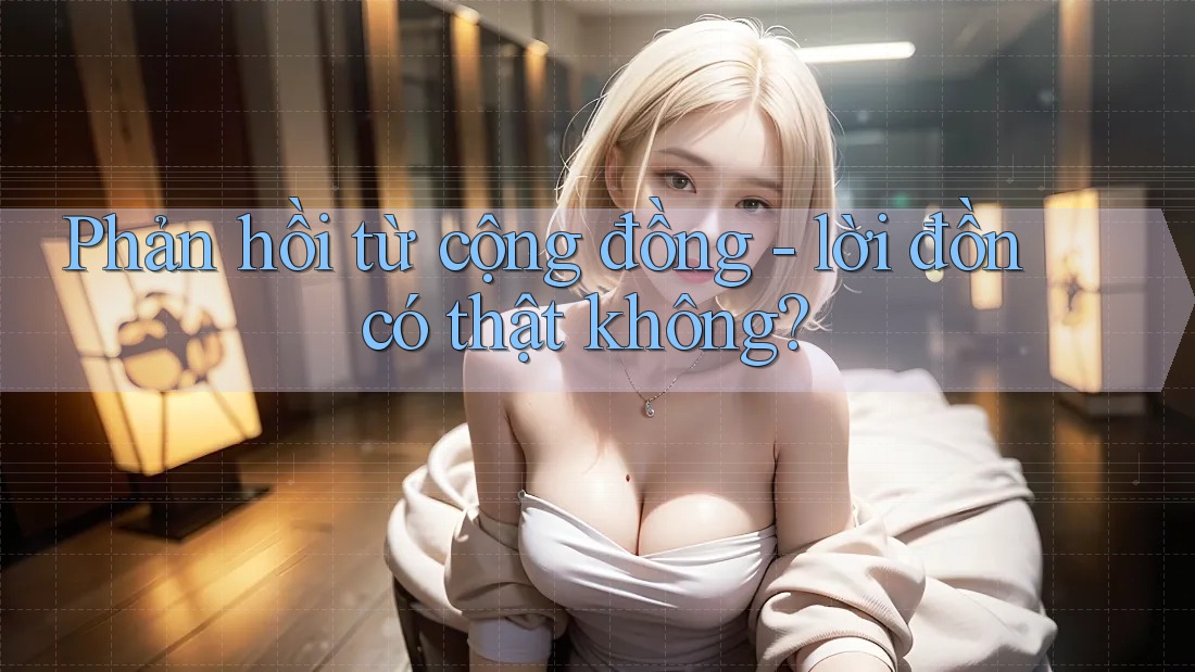 Phản hồi từ cộng đồng - lời đồn có thật không? Phản hồi từ cộng đồng - lời đồn có thật không?