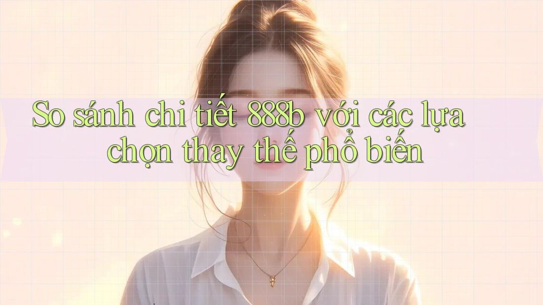 So sánh chi tiết 888b với các lựa chọn thay thế phổ biến So sánh chi tiết 888b với các lựa chọn thay thế phổ biến