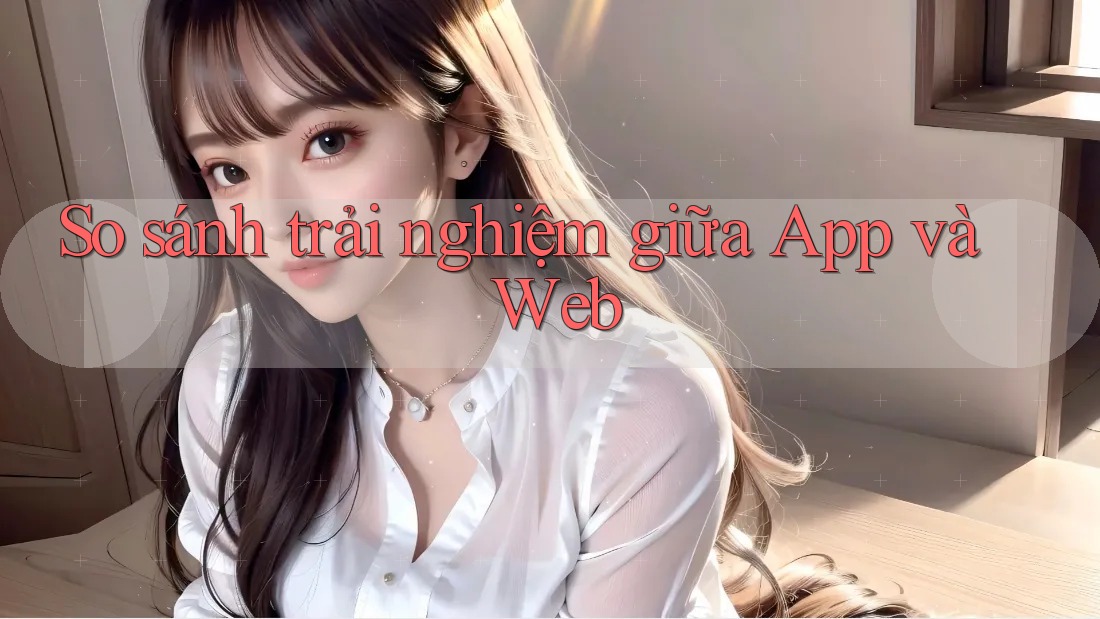 So sánh trải nghiệm giữa App và Web So sánh trải nghiệm giữa App và Web