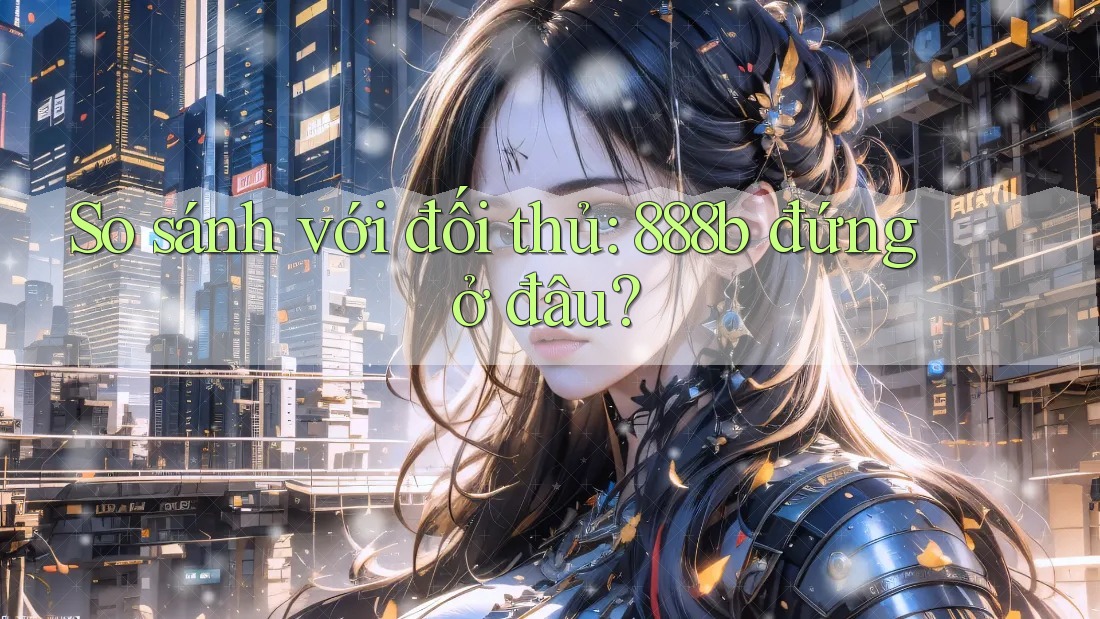 So sánh với đối thủ: 888b đứng ở đâu? So sánh với đối thủ: 888b đứng ở đâu?