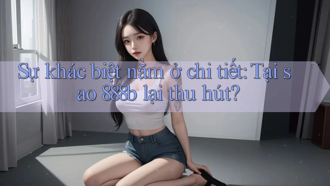 Sự khác biệt nằm ở chi tiết: Tại sao 888b lại thu hút? Sự khác biệt nằm ở chi tiết: Tại sao 888b lại thu hút?