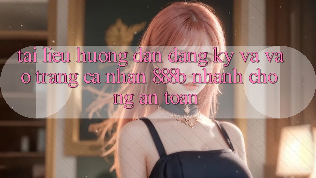 Tài liệu hướng dẫn đăng ký và vào trang cá nhân 888b nhanh chóng, an toàn Tài liệu hướng dẫn đăng ký và vào trang cá nhân 888b nhanh chóng, an toàn