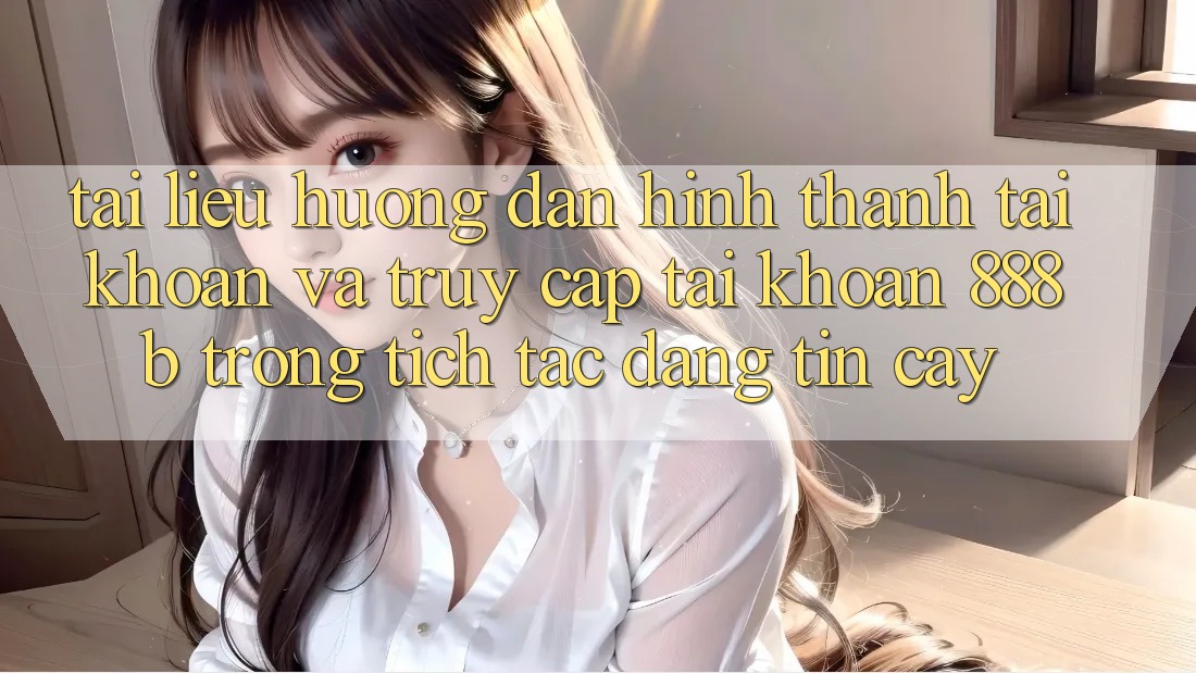 Tài liệu hướng dẫn hình thành tài khoản và truy cập tài khoản 888b trong tích tắc, đáng tin cậy Tài liệu hướng dẫn hình thành tài khoản và truy cập tài khoản 888b trong tích tắc, đáng tin cậy