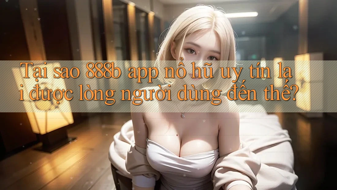 Tại sao 888b app nổ hũ uy tín lại được lòng người dùng đến thế? Tại sao 888b app nổ hũ uy tín lại được lòng người dùng đến thế?