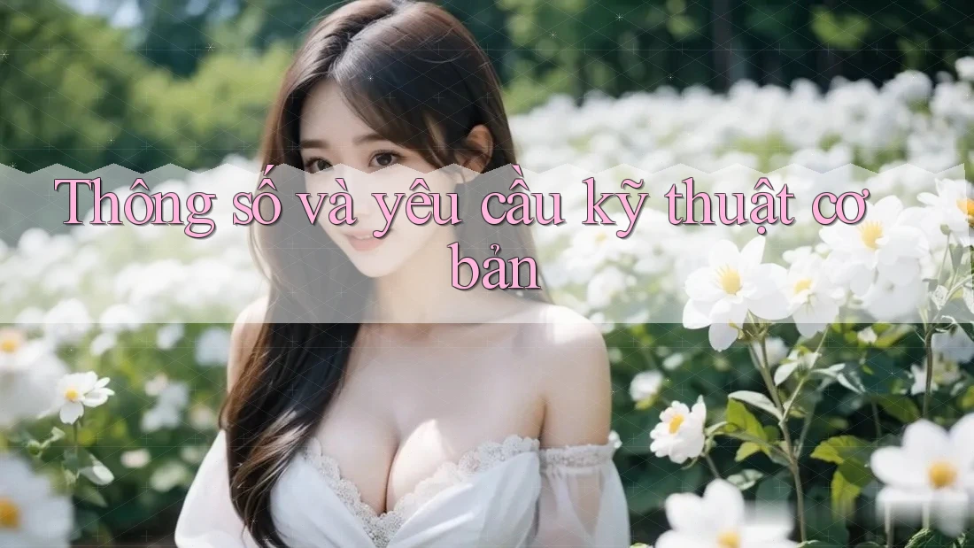 Thông số và yêu cầu kỹ thuật cơ bản Thông số và yêu cầu kỹ thuật cơ bản