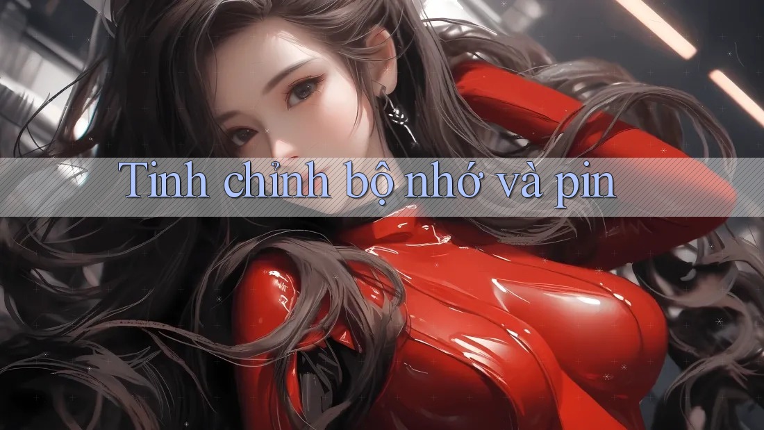Tinh chỉnh bộ nhớ và pin Tinh chỉnh bộ nhớ và pin