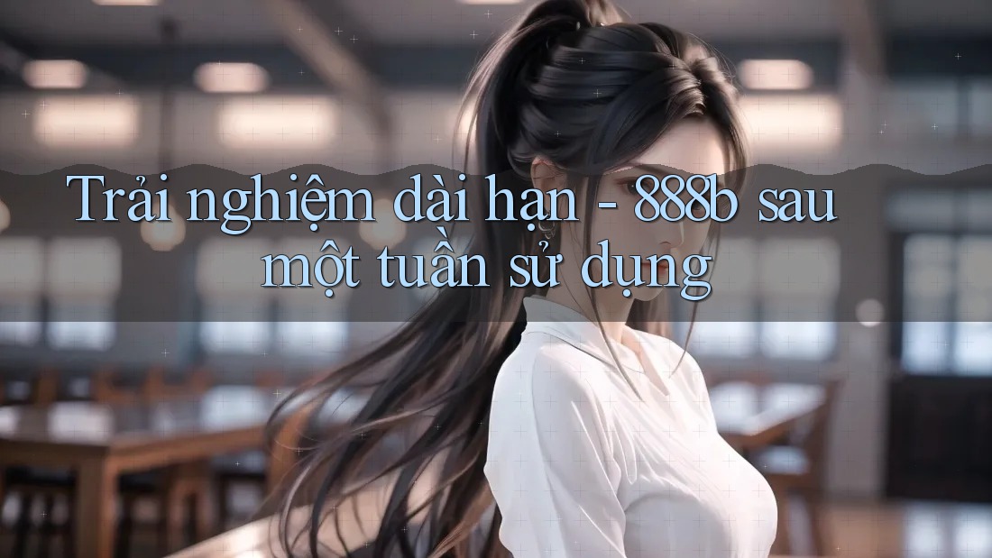 Trải nghiệm dài hạn - 888b sau một tuần sử dụng Trải nghiệm dài hạn - 888b sau một tuần sử dụng